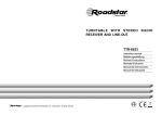 Roadstar TTR-8633 Instruction manual