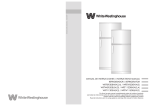 White-Westinghouse WRT093DEHW Technical information