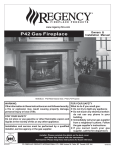 Regency Fireplace Products I31-NG3 Installation manual