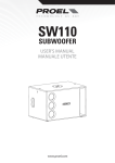 PROEL SW110A V2 User`s manual