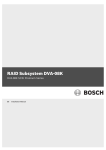 Bosch PIN8 N1 Installation manual