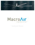 MacroAir Technologies WhisperFoil Installation manual