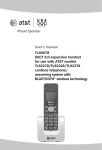 AT&T TL92278 User`s manual