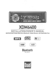 Dual XDM6400 Owner`s manual