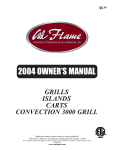 Cal Flame FPT-125 Owner`s manual