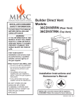 MHSC 36CDVXTRN Operating instructions