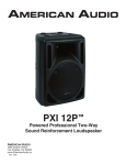 American Audio PXI 12P Specifications