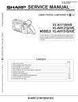 Sharp VL-A111S Service manual