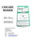 Diamond Traffic Products Cascade Specifications