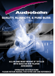 AudioBahn AVM380DVD Specifications