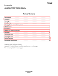 Scotsman CSWE1 Product manual