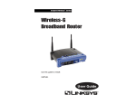 Cisco WRT54G User guide