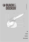 Black & Decker CI500 Instruction manual