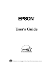 Epson ActionPC 2600 User`s guide