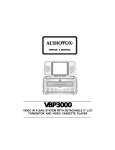 Audiovox VBP3000 Instruction manual