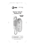 AT&T Trimline 240 User`s manual