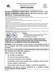 Bertazzoni Professional Series X365GGV Installation manual