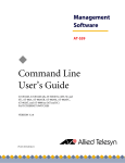 Allied Telesyn International Corp AT-S39 User`s guide