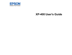 Epson X-PRF 1000 User`s guide