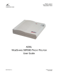 Westell Technologies Webshare 36R566 User guide