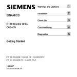Siemens CU240S PN-F Technical data