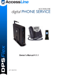 Accessline DPS FLEX Owner`s manual