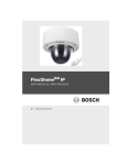 Bosch NWD-495V03-20P Operating instructions