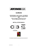 Autopage C3-RS-915 LCD Installation manual