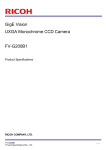 Ricoh FV-G200B1 Product specifications
