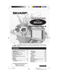 Sharp 36C231 Operating instructions