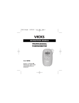 Vicks V940 Instruction manual