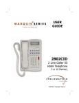 Marquis 2802CID User guide