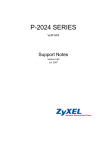 ZyXEL Communications P-2024 User`s guide
