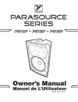 YORKVILLE PS12P Owner`s manual