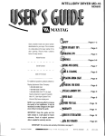 Maytag MDG8600AWW User`s guide