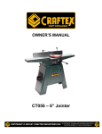 Craftex CT056 Owner`s manual