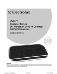 Electrolux E36IC75FSS - Icon 36 Inch Induction Drop-In Cooktop Service manual