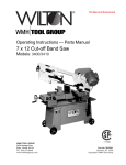 Wilton 3400 Operating instructions