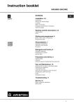 Ariston A1437 Instruction manual