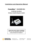 Digital Antenna PowerMax DA4KSBR-50U Specifications