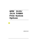 QMS 2425 Specifications