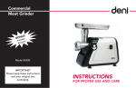 Deni 3200 Operating instructions