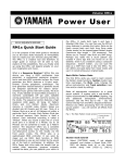 Yamaha RM1x Owner`s manual