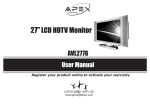 Apex Digital AVL2776 Operating instructions