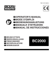 Zenoah BC2000 Operator`s manual