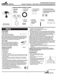 Cooper Lighting MS185W Instruction manual