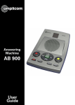 Amplicom AB 900 User guide