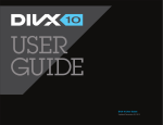DivX 10 User guide