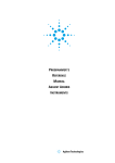 Agilent Technologies DC122 User manual