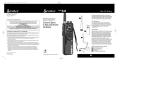 Cobra HH34 Operating instructions